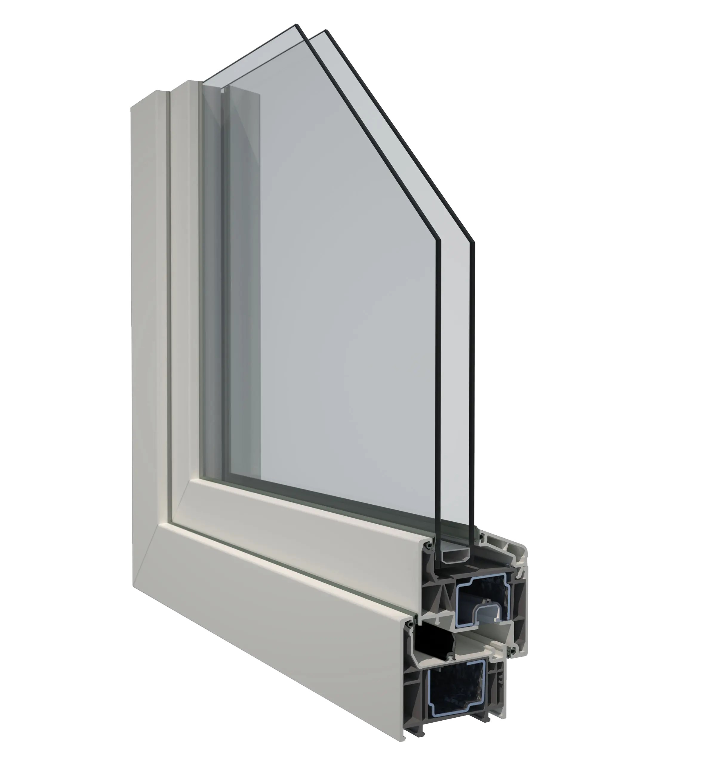 Fenêtres PVC système Vision 76 - Installation Nice